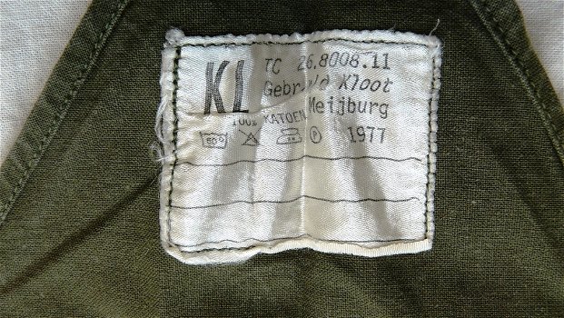 Hals / Nek Doek, Koninklijke Landmacht, 1977.(Nr.1) - 2