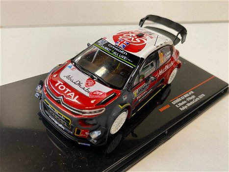 1:43 Ixo Citroen C3 WRC 2018 Rallye Monte Carlo #10 - 1