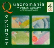 Quadromania  –  Mozart: Requiem K. 626; Faure: Requiem Op.48; Brahms: German Requiem  (4 CD) Nieuw