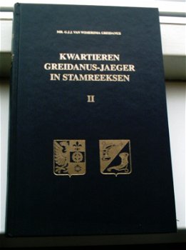 Kwartieren Greidanus-Jaeger in stamreeksen deel II uit 2000. - 0