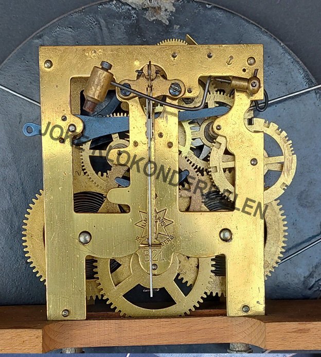 = Schoolklok uurwerk = Junghans B21 =45469 - Afbeelding 6