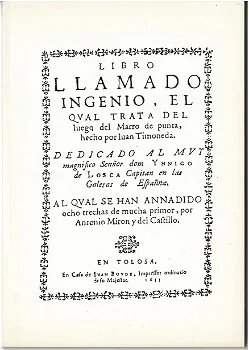 Libro Llamado Ingenio …, Timoneda 1635, transcriptie - 0