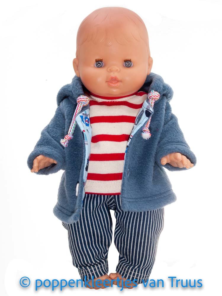 Paola Reina 34 cm Jongens jasje/ jeansblauw - Afbeelding 3