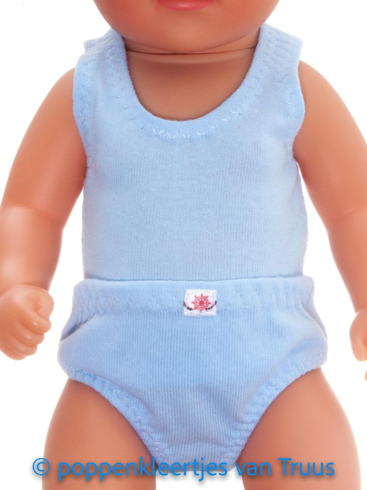 Baby Born Soft 36 cm Jongens ondergoed/blauw - Afbeelding 2