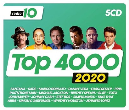 Radio 10 Top 4000 (5 CD) Nieuw/Gesealed - 0