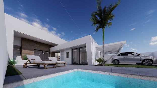 Moderne 3 slaapkamer woning met zwembad in Roldan regio Murcia - 3