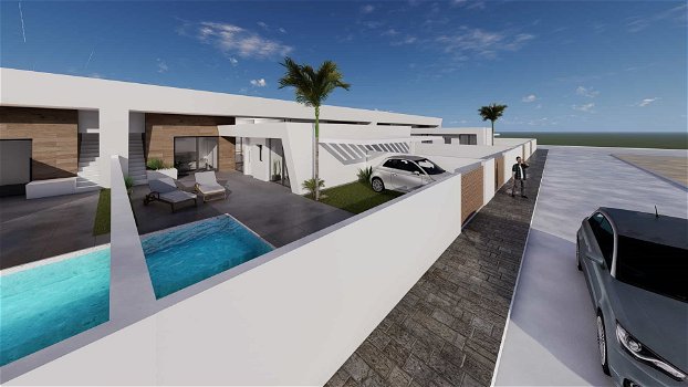 Moderne 3 slaapkamer woning met zwembad in Roldan regio Murcia - 5