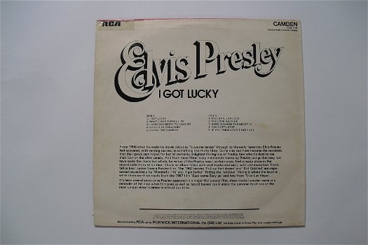 Elvis Presley - I Got Lucky - 1