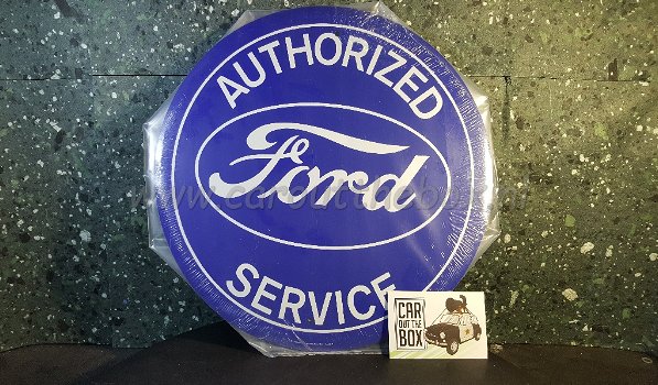 Retro metalen reclame bord Ford Service - 1