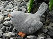Fraai sculptuur van een vogeltje, stenen dierfiguur - mus - 1 - Thumbnail