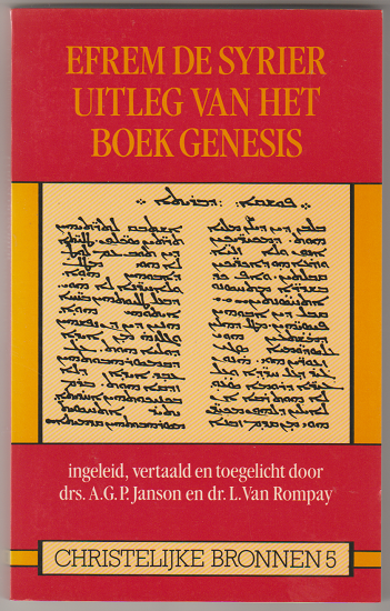 Efrem De Syriër: Uitleg van het boek Genesis - nr. 1