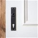 Lange deurplaat - Cavo - zwart,slotgat voor voordeuren - 3 - Thumbnail