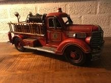 Mooi metalen schaalmodel van brandweerwagen -brandweer - 4