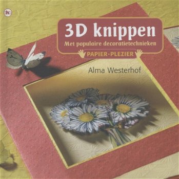 Alma Westerhof – Papier Plezier – 3D Knippen (Hardcover/Gebonden) Nieuw - 0