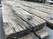 Echte oud eiken wagondelen en spoorbiels planken - 0 - Thumbnail