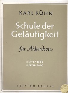 Karl Kühn: Schule de Geläufigkeit für Akkordeon