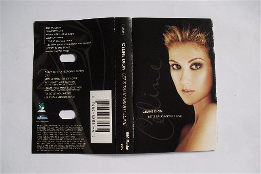 Muziekcassette: Celine Dion - Let's Talk About Love - 1