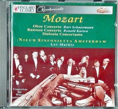 Bart Schneemann - Ronald Karten, Nieuw Sinfonietta Amsterdam, Lev Markiz, Mozart – Concertos For - 0