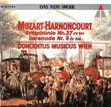 Nikolaus Harnoncourt  -  Mozart, Concentus Musicus Wien – Symphonie Nr. 27 RV 199 - Serenade Nr. 5 
