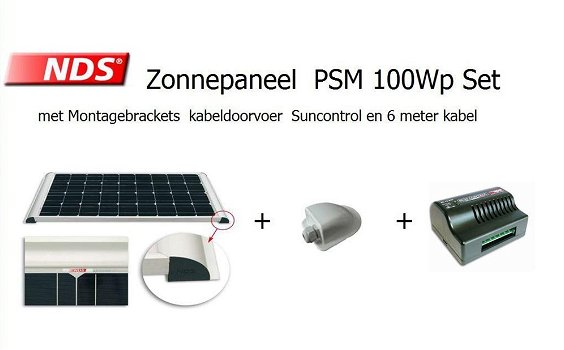 NDS Zonnepaneel 100W Set compleet - 0