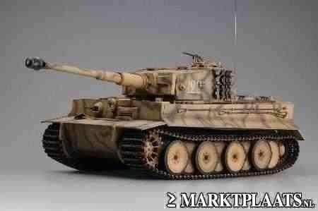 RC Tank TIGER 1 Torro1:16 met infrarood battle functie bruin - 0