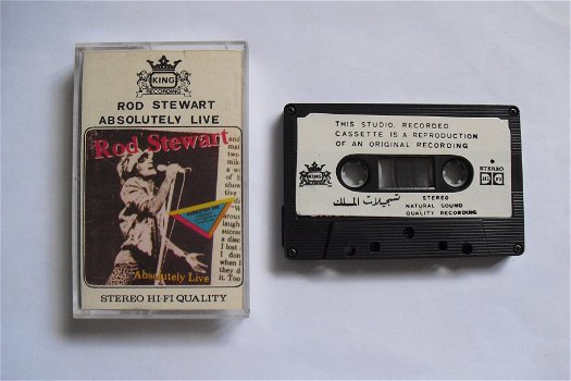 Muziekcassette: Rod Stewart - Absolutely Live ( Made in Syria ), zeldzaam - 0