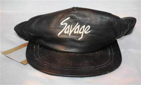 Leren cap Suzuki Savage (pet) - 0