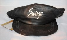 Leren cap Suzuki Savage (pet)