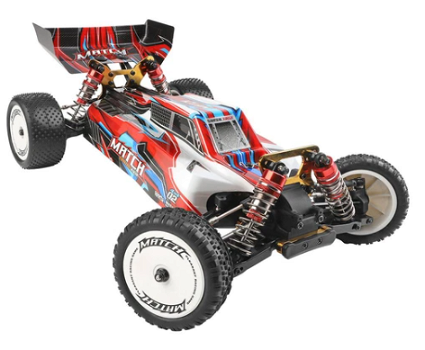 Wltoys 104001 1/10 2.4G 4WD 45km/h Metal Chassis Vehicles Model RC Car RTR - Three Batteries - 2