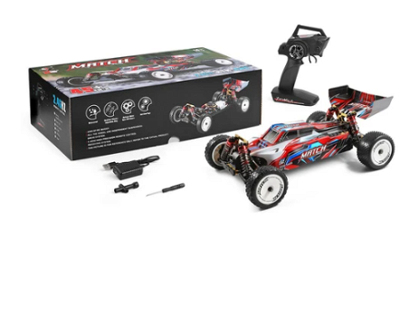 Wltoys 104001 1/10 2.4G 4WD 45km/h Metal Chassis Vehicles Model RC Car RTR - Three Batteries - 3