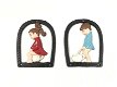 Set toilet tekens van een jongen en een meisje, in kleur - 0 - Thumbnail