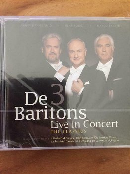 De 3 Baritons - Live In Concert - The Classics (CD) Nieuw/Gesealed - 0