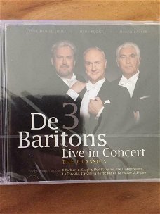 De 3 Baritons - Live In Concert - The Classics  (CD) Nieuw/Gesealed