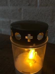 1 Kleine graflamp, mooi lichtje om op een graf te zetten - 3
