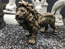 Beeld van een leeuw, mooi in detail, leeuw -kado