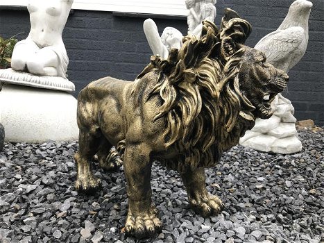 Beeld van een leeuw, mooi in detail, leeuw -kado - 4
