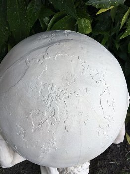 Beeld van Atlas, een reus - atlas -beeld -wereldbol -kado - 4