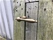 Deurklink- deurkruk, gemaakt van gepatineerd messing - 4 - Thumbnail