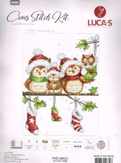 LUCA BORDUURPAKKET , THE OWLS ( KERST) B 1186