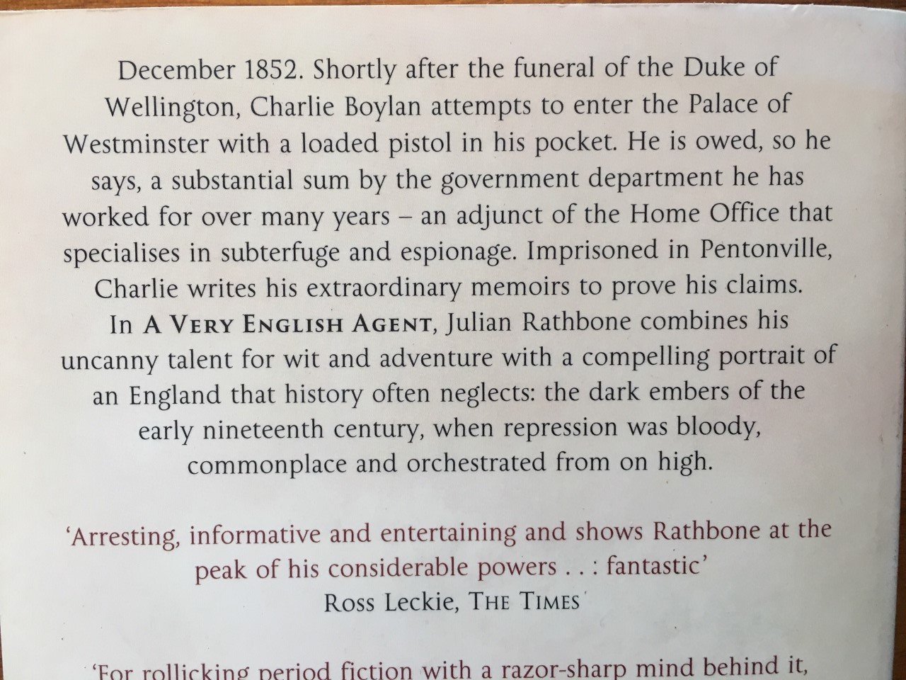 A Very English Agent - Julian Rathbone - Afbeelding 2