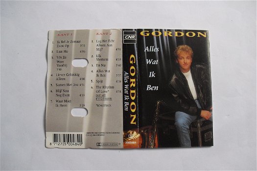 Muziekcassette: Gordon - Alles Wat Ik Ben - 1