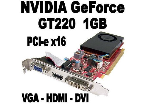 NVIDIA GeForce & ATI Radeon 1GB PCI-e x16 VGA Kaarten, Win10 - 2