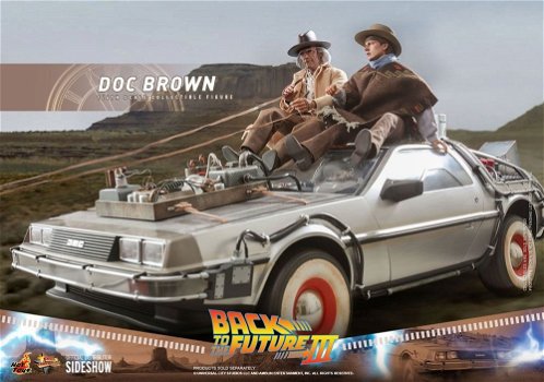 Hot Toys Back to the Future Part III Doc Brown MMS617 - 2