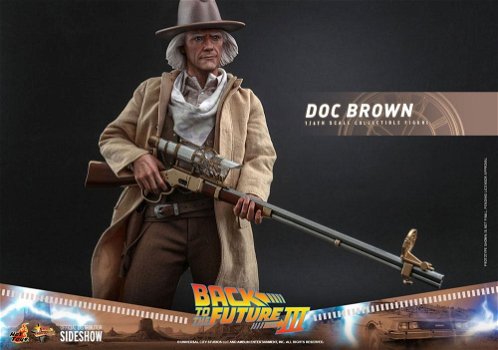 Hot Toys Back to the Future Part III Doc Brown MMS617 - 3