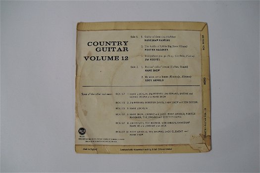 Various Artists - Country Guitar Vol.12 ( EP ) - 1