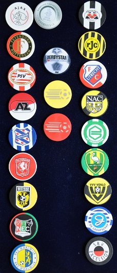 Eredivisie voetbal clubmunten seizoen 2011 / 2012