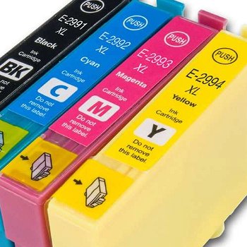 Set van 5 stuks inktpatronen voor Epson 29XL (T2991 tm T2994) - 0