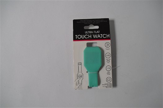 Ultra Flat Touch Watch, groen - 0