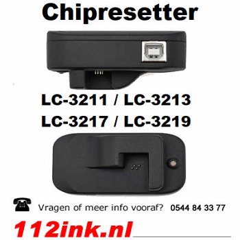 Inkt navulset, flessen inkt en chipresetters - 0