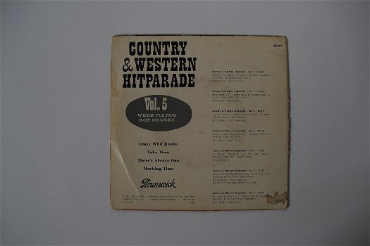 Webb Pierce / Roy Drusky - Country & Western Hitparade Vol.5 ( EP ) - 1